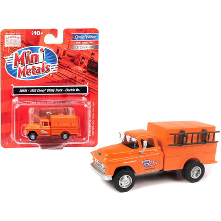 Classic Metal Works 1/87 Scale Truck - Union Electric Chevrolet Utility Orange ,
