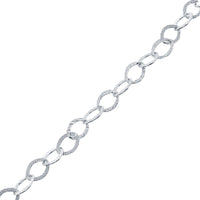 Classic Women's Bracelet - Sterling Silver Chain Linked Design, 7.5 Inch | Q-5361-7.5 ,