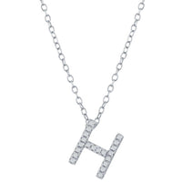 Classic Women's Necklace - Silver Emerald Baguette CZ Round Circle and FWP | M-6873 ,