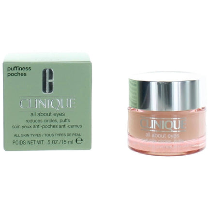 Clinique Women's Cream - All About Eyes Reduces Eye Circles and Puffiness, 0.5 oz ,