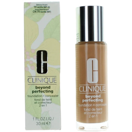 Clinique Women's Foundation + Concealer - Beyond Perfecting Shade CN 70 Vanilla, 1 oz ,