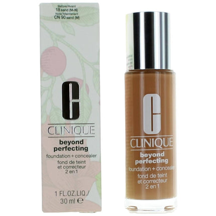 Clinique Women's Foundation + Concealer - Beyond Perfecting Shade CN 90 Sand, 1 oz ,
