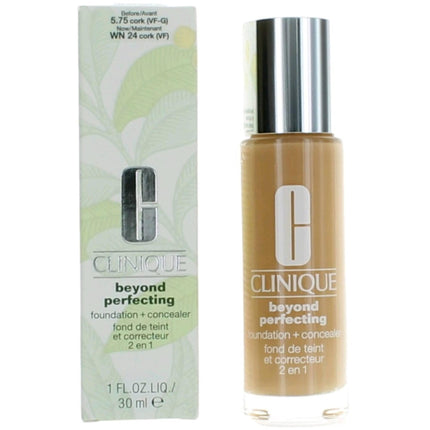 Clinique Women's Foundation + Concealer - Beyond Perfecting Shade WN 24 Cork, 1 oz ,