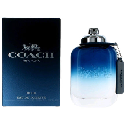Coach Men's Eau De Toilette Spray - Blue Smoky Base Note of Cedar Mixed, 3.4 oz ,