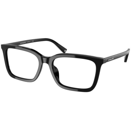 Coach Men's Eyeglasses - Black Plastic Square Frame Demo Lens, 57 mm | 6188U 5002 ,