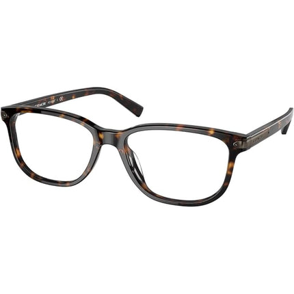 Coach Men's Eyeglasses - Dark Tortoise Plastic Square Frame | COACH 0HC6165U 5120 ,