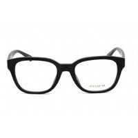 Coach Men's Eyeglasses - Matte Black Plastic Square Frame Demo Lens | 6190U 5002 ,