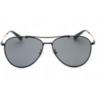 Coach Unisex Sunglasses - Satin Black Frame Dark Gray Polarized Lens | 0HC7136 939381 ,