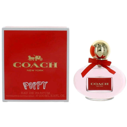 Coach Women's Eau De Parfum Spray - Poppy Floral Captivating Fragrance, 3.3 oz ,