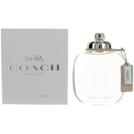 Coach Women's Eau De Toilette Spray - Creamy Turkish Roses and Raspberry, 3 oz ,