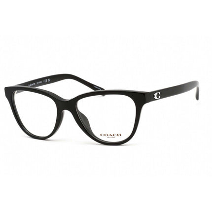 Coach Women's Eyeglasses - Black Acetate Cat Eye Full Rim Frame Demo Lens | 6202U 5002 ,