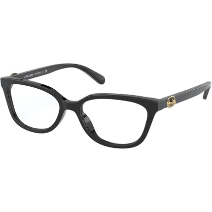 Coach Women's Eyeglasses - Black Plastic Square Frame Demo Lens | COACH 0HC6156 5002 ,