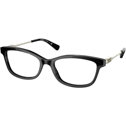 Coach Women's Eyeglasses - Black Plastic Square Frame Demo Lens | COACH 0HC6163 5002 ,