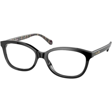 Coach Women's Eyeglasses - Black Rectangular Frame Demo Lens | COACH 0HC6173 5002 ,