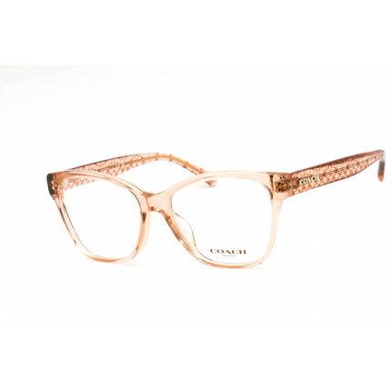 Coach Women's Eyeglasses - Cat Eye Transparent Brown Plastic Frame | 0HC6207U 5561 ,