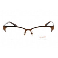 Coach Women's Eyeglasses - Clear Lens Brown Metal Cat Eye Shape Frame | HC5066 9155 ,