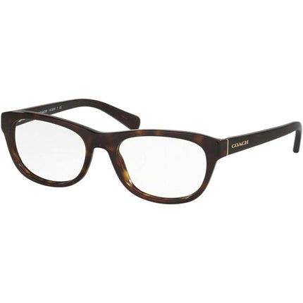 Coach Women's Eyeglasses - Dark Tortoise Plastic Rectangular | COACH 0HC6081 5120 ,