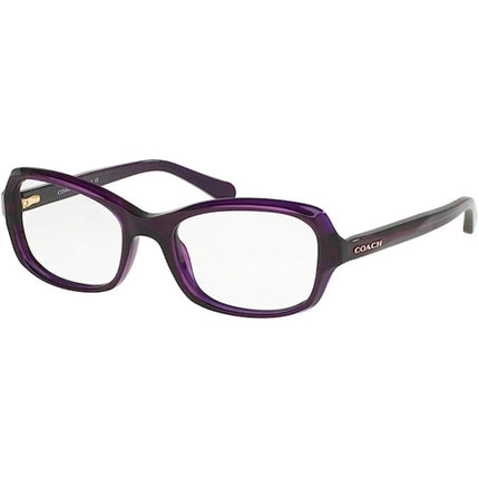 Coach Women's Eyeglasses - Deep Purple Plastic Frame Demo Lens | COACH 0HC6097 5249 ,