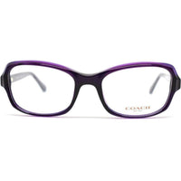 Coach Women's Eyeglasses - Deep Purple Plastic Frame Demo Lens | COACH 0HC6097 5249 ,