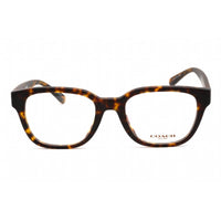 Coach Women's Eyeglasses - Full Rim Square Dark Havana Plastic Frame | 0HC6190U 5120 ,