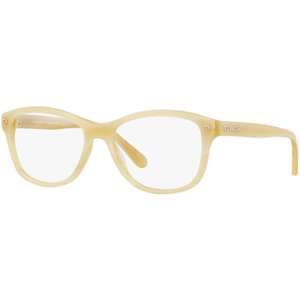 Coach Women's Eyeglasses - Ivory Horn Plastic Square Frame, 54 mm | COACH 0HC6095 5423 ,