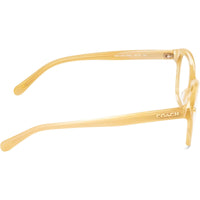 Coach Women's Eyeglasses - Ivory Horn Square Full Rim Frame | COACH 0HC6094 5423 ,