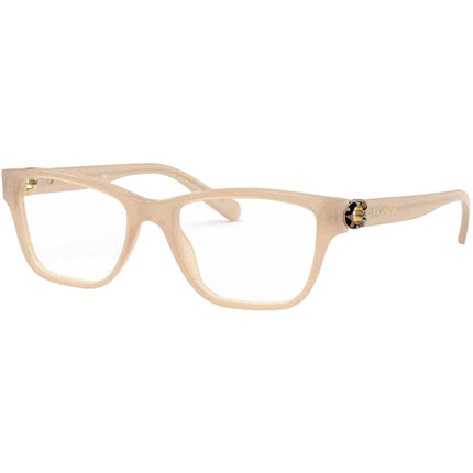 Coach Women's Eyeglasses - Milky Beige Plastic Square Frame | COACH 0HC6154 5611 ,