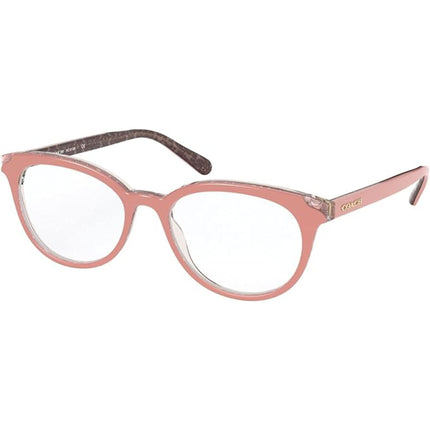 Coach Women's Eyeglasses - Pink Glitter Signature C Round Frame | COACH 0HC6149 5585 ,