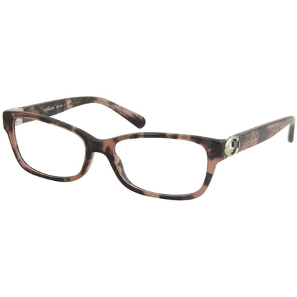 Coach Women's Eyeglasses - Pink Tortoise Plastic Rectangular Frame | 0HC6119 5577 ,
