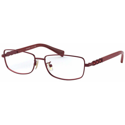 Coach Women's Eyeglasses - Satin Burgundy Rectangular Frame | COACH 0HC5110B 9334 ,