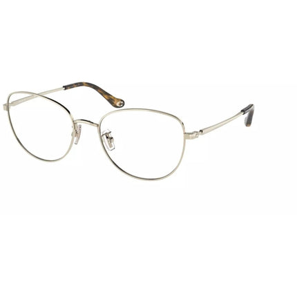 Coach Women's Eyeglasses - Shiny Light Gold Cat Eye Frame Demo Lens | 0HC5137 9005 ,