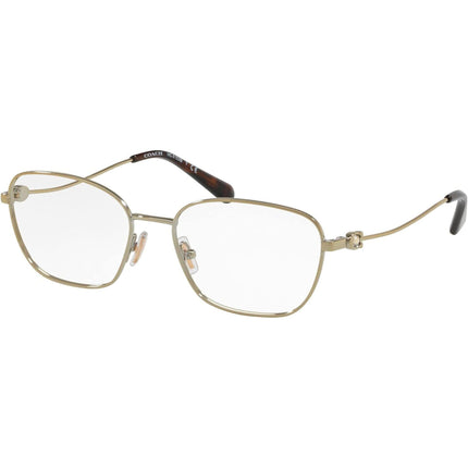Coach Women's Eyeglasses - Shiny Light Gold Rectangular Frame | COACH 0HC5103B 9005 ,