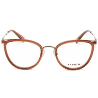 Coach Women's Eyeglasses - Shiny Rose Gold/Transparent Full Rim Frame | 0HC5146 9415 ,