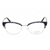 Coach Women's Eyeglasses - Shiny Silver/Blue Signature Cat Eye Frame | 0HC6195 5708 ,