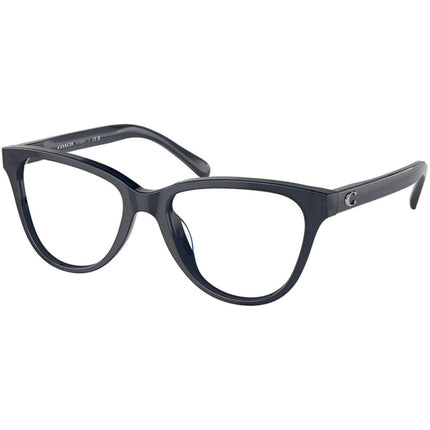 Coach Women's Eyeglasses - Transparent Blue Cat Eye Frame Demo Lens | 6202U 5714 ,