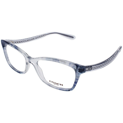 Coach Women's Eyeglasses - Transparent Blue Ombre Rectangular Frame | 0HC6181 5655 ,