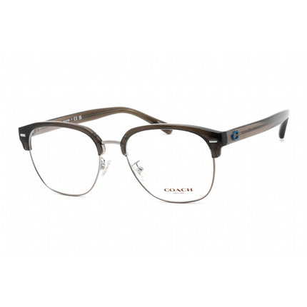 Coach Women's Eyeglasses - Transparent Dark Grey Plastic Square Frame | 0HC6198 5706 ,
