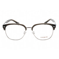 Coach Women's Eyeglasses - Transparent Dark Grey Plastic Square Frame | 0HC6198 5706 ,