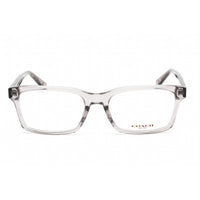 Coach Women's Eyeglasses - Transparent Grey Plastic Rectangular Frame | 0HC6169U 5176 ,