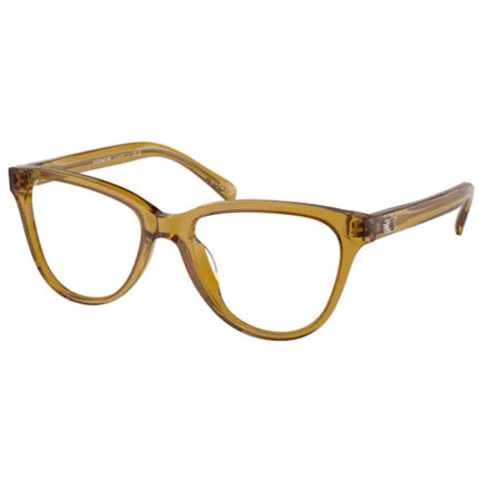 Coach Women's Eyeglasses - Transparent Honey Cat Eye Frame Demo Lens | 6202F 5715 ,