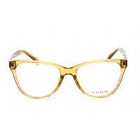 Coach Women's Eyeglasses - Transparent Honey Cat Eye Frame Demo Lens | 6202F 5715 ,