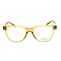 Coach Women's Eyeglasses - Transparent Honey Cat Eye Full Rim Frame | 6202U 5715 ,