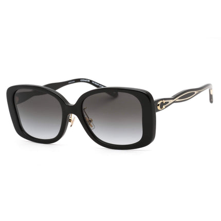 Coach Women's Sunglasses - Black Butterfly Shaped Butterfly Frame 0HC8334F 50023C ,