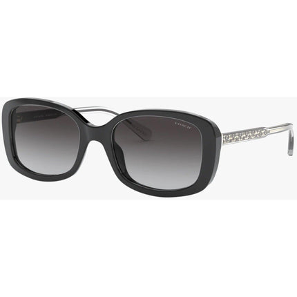 Coach Women's Sunglasses - Black Full Rim Rectangular Frame | COACH 0HC8278 50028G53 ,