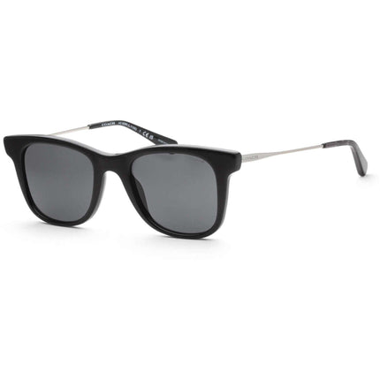 Coach Women's Sunglasses - Black Plastic Frame Dark Grey Lens | COACH 0HC8290 50028750 ,