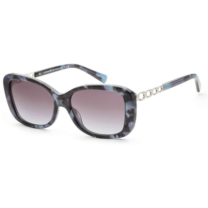 Coach Women's Sunglasses - Blue Tortoise Rectangular Frame | COACH 0HC8286 55938G57 ,