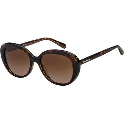 Coach Women's Sunglasses - Brown Gradient Lens Oversized Frame | 0HC8289 55831353 ,