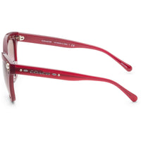 Coach Women's Sunglasses - Burgundy Cat Eye Plastic Frame | COACH 0HC8266H 55261453 ,