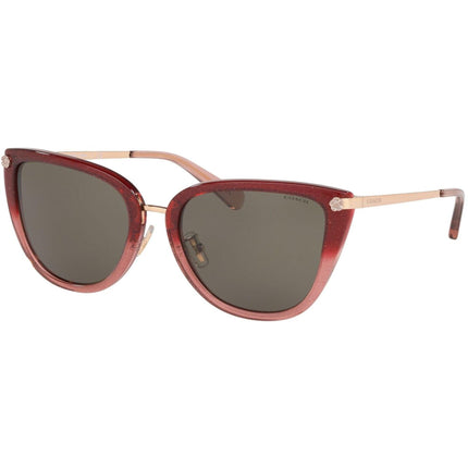 Coach Women's Sunglasses - Burgundy Glitter Gradient Frame | COACH 0HC8276 55513 ,