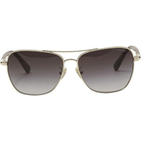 Coach Women's Sunglasses - Full Rim Silver and Black Metal Frame | 0HC7073B 90151159 ,